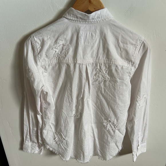 Rails Ingrid Shirt White with Star Pattern - Picture 6 of 9